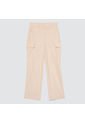 Pantalon Mujer Ostu  Beige Poliéster de Ostu