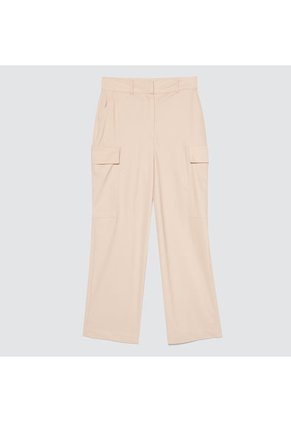Pantalon Mujer Ostu  Beige Poliéster