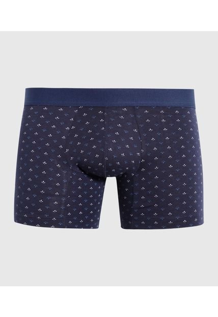 Pantaloncillo Para Hombre Boxer Filete Corto Algodón Color Azul Marca Ostu #60000500