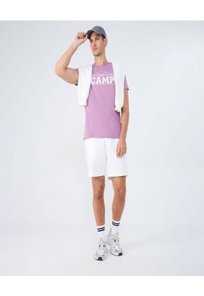 Camiseta Para Hombre Manga Corta Color Lila  Marca Ostu #60091562