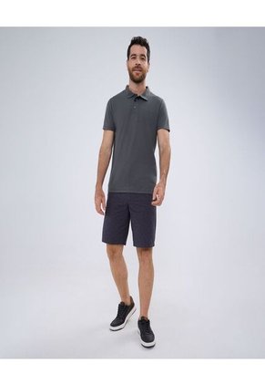 Polo Para Hombre Cuello Tejido Sin Bolsillo Color Verde  Marca Ostu #60110673