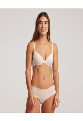 Brasier Para Mujer Media Copa Color Rosado  Marca Ostu #40830007