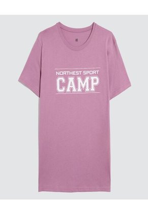 Camiseta Para Hombre Manga Corta Color Lila  Marca Ostu #60091562