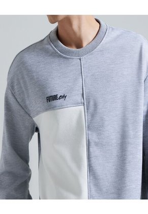 Buzo Para Hombre Cuello Redondo Color Gris  Marca Ostu #60060317