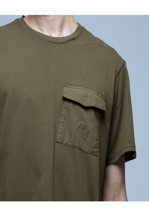 Camiseta Para Hombre Manga Corta Color Verde Marca Ostu #60091160