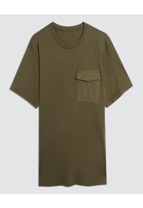 Camiseta Para Hombre Manga Corta Color Verde  Marca Ostu #60091160