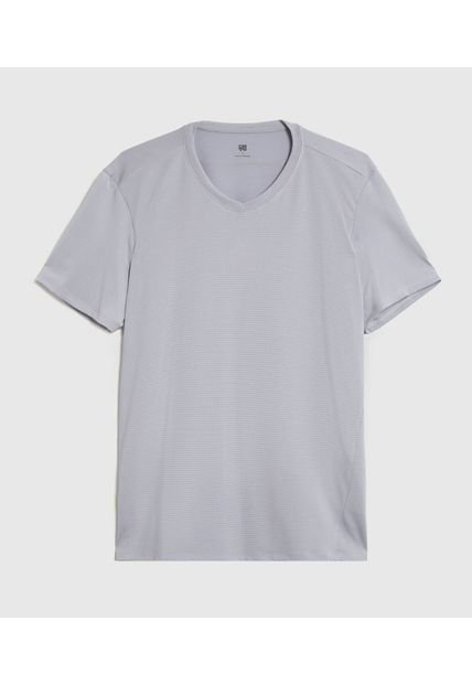 Camiseta Para Hombre Manga Corta Cuello V Color Gris Marca Ostu #60091731