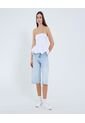 Blusa Para Mujer Manga Sisa Color Blanco Marca Ostu #40121151 de Ostu