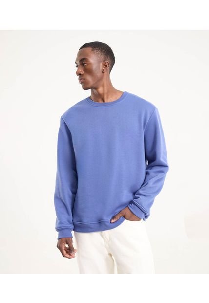 Buzo Para Hombre Cuello Redondo Color Azul Marca Ostu #60060555