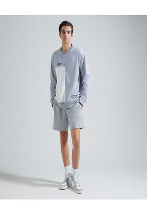 Buzo Para Hombre Cuello Redondo Color Gris  Marca Ostu #60060317