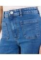 Jean Para Mujer Wide-Leg Color Azul Marca Ostu #40160631 de Ostu
