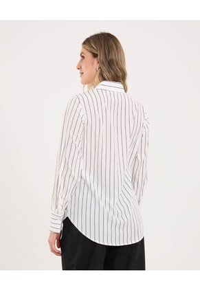 Camisa Para Mujer Manga Larga Color Blanco Marca Ostu #40010320