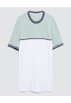 Camiseta Para Hombre Manga Corta Color Verde Marca Ostu #60091005