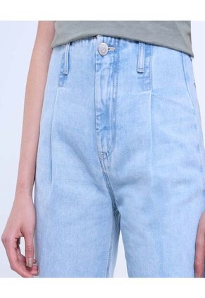 Jean Para Mujer Wide-Leg Minimal Color Azul Claro Marca Ostu #40160478