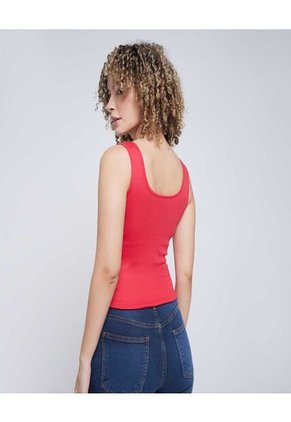 Camiseta Para Mujer Manga Sisa Color Rojo Marca Ostu #40092157