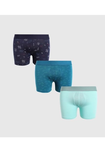 Pantaloncillo Infantil Niño Boxer Filete Medio Color Negro Marca Ostu #80000089