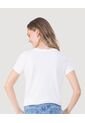 Camiseta Para Mujer Manga Corta Color Crema Marca Ostu #40092347 de Ostu