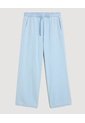 Jean Wide Leg Pretina Resortada Para Niña  Infantil Niña Azul Ostu de Ostu