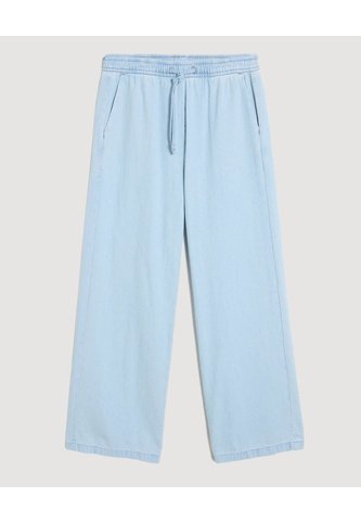Jean Wide Leg Pretina Resortada Para Niña  Infantil Niña Azul Ostu Ostu