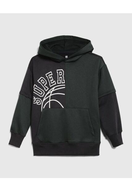 Buzo Infantil Niño Hoodie Color Azul Marca Ostu #80060183