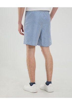Ropa De Playa Para Hombre Pantaloneta De Baño Corta Color Azul Marca Ostu #60270051