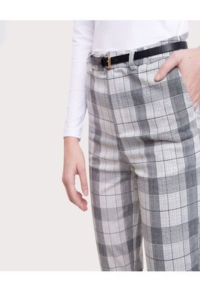 Pantalon Para Mujer Chino Color Gris  Marca Ostu #40070405