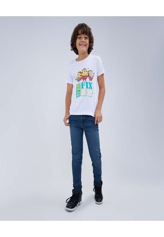 Jean Para Niño Skinny Color Azul  Marca Ostu #80160079 Ostu