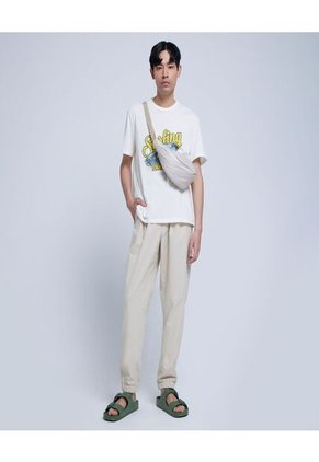 Pantalon Para Hombre Jogger Color Beige Marca Ostu #60070336