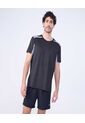 Camiseta Para Hombre Manga Corta Cuello Redondo Color Negro Marca Ostu #60091502 de Ostu