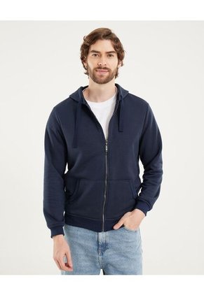 Buzo Para Hombre Zipper Color Azul  Marca Ostu #60060271