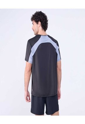 Camiseta Para Hombre Manga Corta Cuello Redondo Color Negro Marca Ostu #60091502