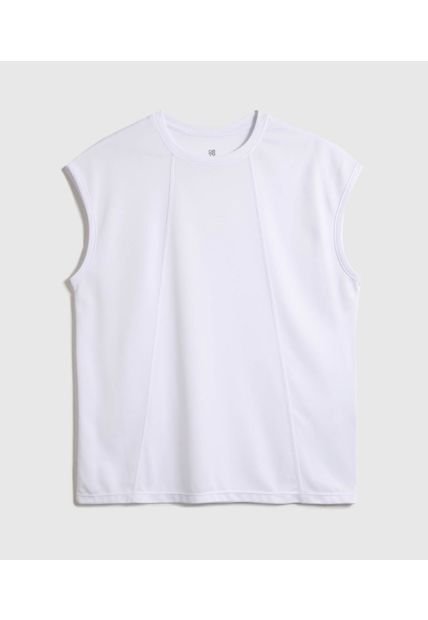 Camiseta Para Hombre Manga Sisa Cuello Redondo Color Blanco Marca Ostu #60091797