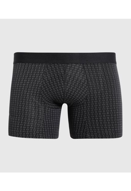 Pantaloncillo Para Hombre Boxer Filete Corto Algodón Color Negro Marca Ostu #60000500