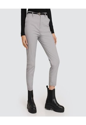 Pantalon Para Mujer Chino Color Gris Marca Ostu #40070345
