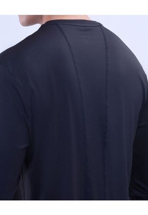 Camiseta Para Hombre Manga Larga Cuello Redondo Color Negro Marca Ostu #60091496