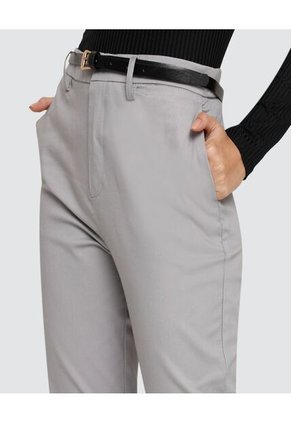 Pantalon Para Mujer Chino Color Gris Marca Ostu #40070345