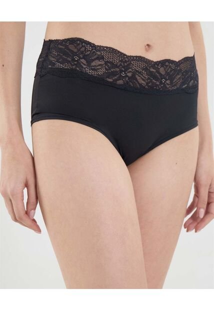 Panty Para Mujer Cachetero Color Negro Marca Ostu #40800082