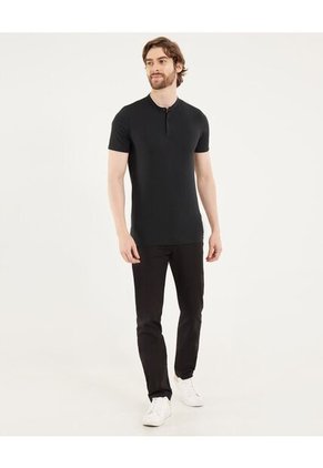 Pantalón Para Hombre Chino Color Negro Marca Ostu #60070458