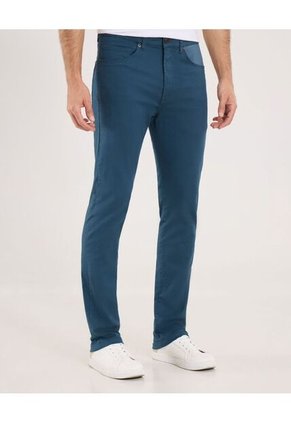 Pantalon Para Hombre 5 Bolsillos Color Azul  Marca Ostu #60070226