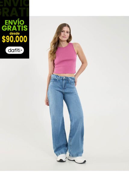 Camiseta Para Mujer Crop Top Manga Sisa Color Morado Marca Ostu #40092608