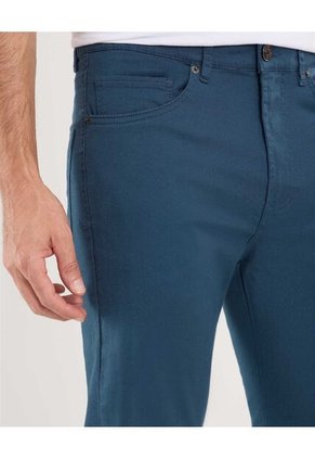 Pantalon Para Hombre 5 Bolsillos Color Azul  Marca Ostu #60070226