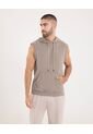 Buzo Para Hombre Hoodie Color Beige Marca Ostu #60060546 de Ostu