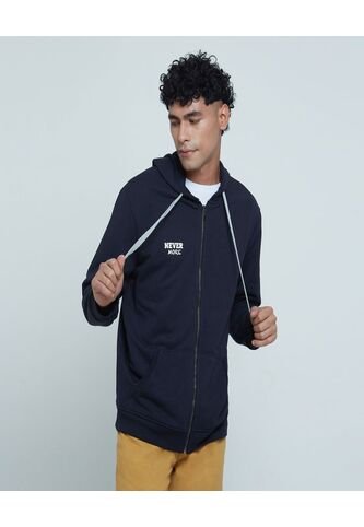 Buzo Para Hombre Zipper Color Azul Oscuro Marca Ostu #60060302 Ostu