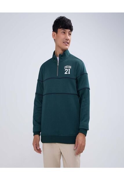 Buzo Para Hombre Cuello Alto O Cuello Tortuga Color Verde  Marca Ostu #60060428