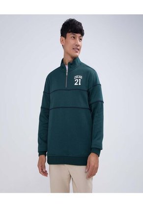 Buzo Para Hombre Cuello Alto O Cuello Tortuga Color Verde  Marca Ostu #60060428