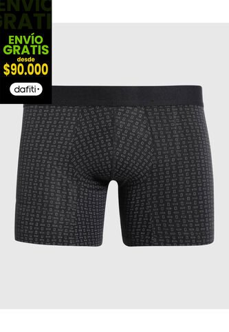 Pantaloncillo Para Hombre Boxer Filete Corto Algodón Color Negro Marca Ostu #60000500 Ostu