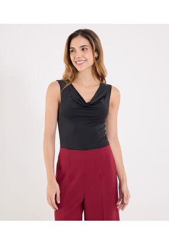 Body Para Mujer Manga Sisa Color Negro Marca Ostu #40200234 Ostu