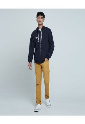 Buzo Para Hombre Zipper Color Azul Oscuro Marca Ostu #60060302