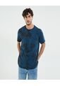 Camiseta Para Hombre Manga Corta Color Azul Marca Ostu #60091523 de Ostu