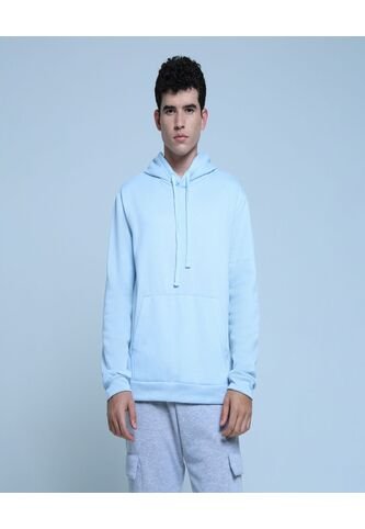 Buzo Para Hombre Hoodie Color Azul Claro Marca Ostu #60060359 Ostu